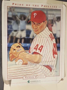 STOLZ DER PHILADELPHIA PHILLIES BASEBALLSPIELER VICENTE PADILLA BÜRGERBANK - Bild 1 von 1