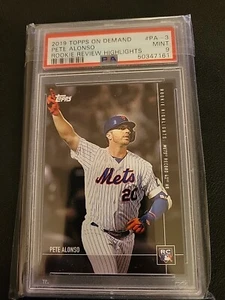 2019 Topps On Demand Rookie Review Highlights Pete Alonso RC #PA-3 /172 PSA 9 - Picture 1 of 2