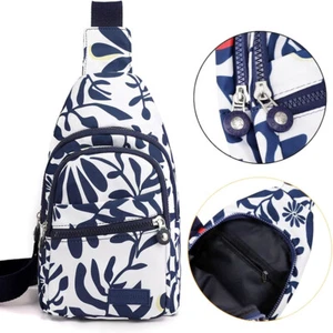 Women Sling Chest Bag Crossbody Backpack Travel Shoulder Bag Daypack Bag Gift - Picture 1 of 12
