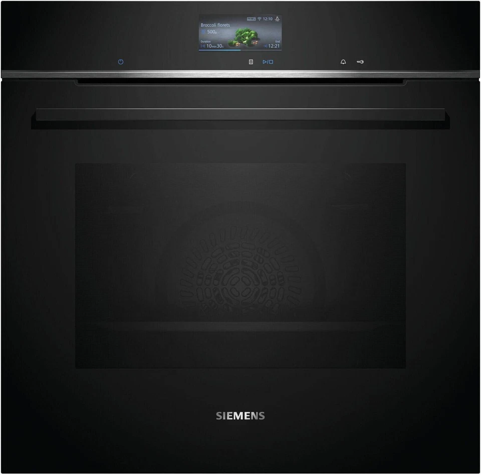Siemens HB776G1B1 iQ700 Einbau-Backofen 60 x 60 cm Schwarz, Edelstahl - Bild 1 von 1
