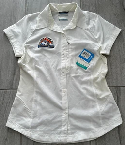 Columbia Silver Ridge Omni-Shade Damen-Angelshirt neu mit Etikett weiß kurzarm - Bild 1 von 10