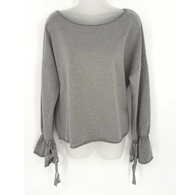 Esprit XL Gris Manga Larga Puño Atado Cuello Barco Sudadera Atletismo Yoga 91-20 Foto 1 de 4