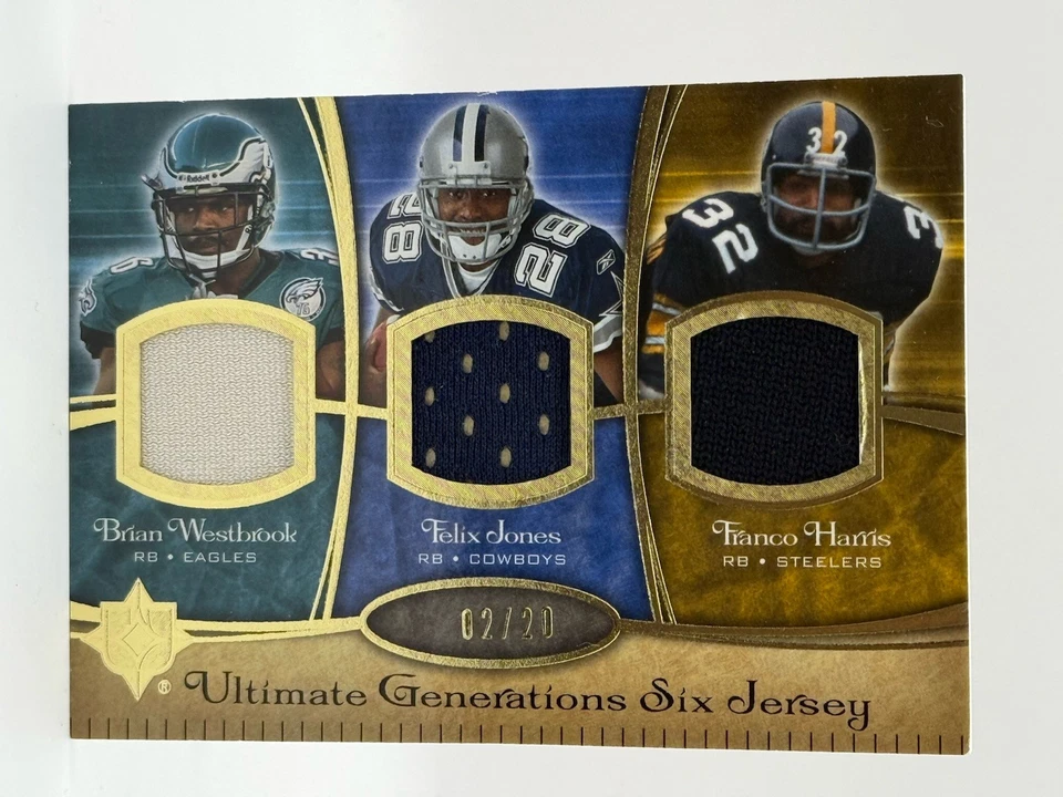 2008 Ultimate Collection Generations Six /20 Parker/Craig/Gore/Westbrook/Jones + - Image 1 of 4