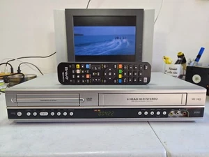 VIDEOREGISTRATORE COMBO VHS DVD PHILIPS DVP3055V 6 TESTINE HI-FI STEREO - Foto 1 di 17