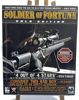Soldier of Fortune: Gold Edition PC Big Box, 2000, Original Disc, Manuals - Image 1 of 4
