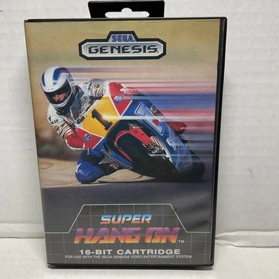 Super Hang-On (Sega Genesis, 1989) CIB Complete w/Manual - Tested/Working!! - Image 1 of 4