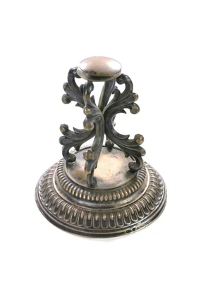 silberner Standfuß für Tafelaufsatz - wohl Berlin - 19. Jhd. - 12/13 Lot Silber - Bild 1 von 4