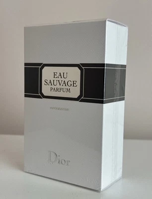 CHRISTIAN DIOR EAU SAUVAGE PARFUM SPRAY 100 ML/3.4 FL.OZ. NEW AND SEALED - Image 1 of 3