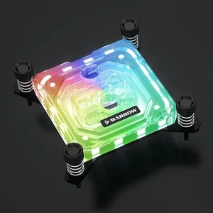 Barrow Intel CPU blok wodny RGB, akryl - czarny - Zdjęcie 1 z 1