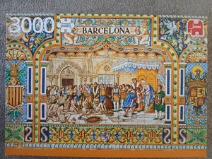 Jumbo 3000 Teile Puzzle, Fliesen von Barcelona - vollständig - Bild 1 von 6