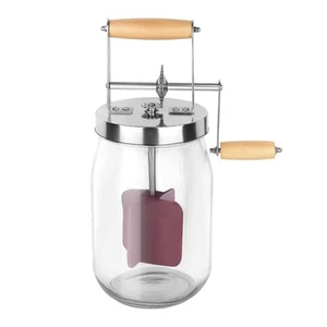 1,5 Liter Manuelle Buttermaschine - Holzgriff SchüTtelt Manuelle Buttermasc8921 - Bild 1 von 8