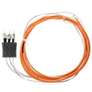 PERFORMA MPRI GLASFASER-BREAKOUT-KABEL, 6 GLASFASER, MULTIMODE, 62,5 UMM, ST 10 FUSS - Bild 1 von 4