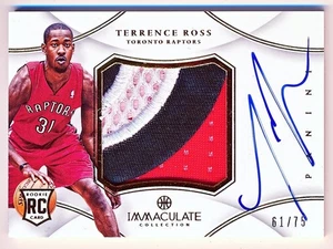 Parche premium Immaculate Terrence Ross 2012-13 automático radiocontrol #PP-RO (61/75) - Imagen 1 de 2