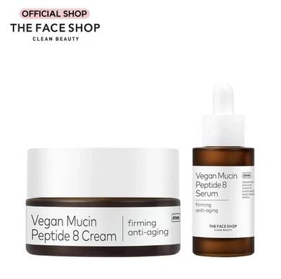 The Face Shop Vegan Mucin Peptide 8 Cream & Serum Bundle - Image 1 of 4