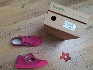 froddo 👣 Mädchen Hausschuh Ballerina G1700244-1 pink Klett Gr. 28 👉 wie NEU - Bild 1 von 14