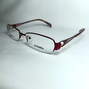 Eyeglasses, Titanium, half rim, square, oval, frames, D'Addio, New Old Stock - Picture 1 of 12