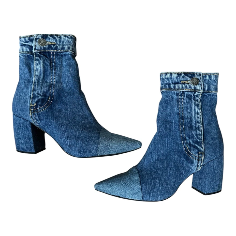 Botines de mezclilla finitos Jeffrey Campbell para mujer talla 10 -  Foto 1 de 4