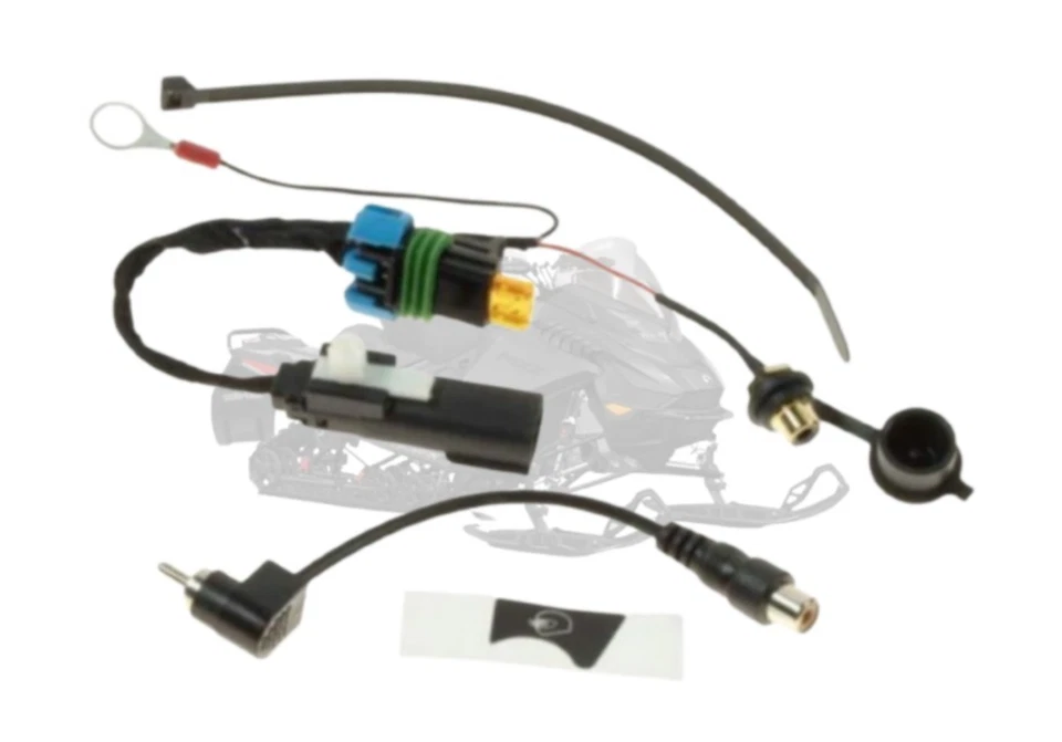 Heated Visor Plug Kit Electric Shields Replaces OEM Ski-Doo # 860201234 - Image 1 of 1
