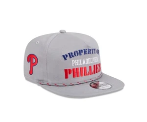 Philadelphia Phillies New Era Vintage Gris Cuerda Golfista Gorra Snapback Gorra CBP NUEVA CON ETIQUETAS - Imagen 1 de 7