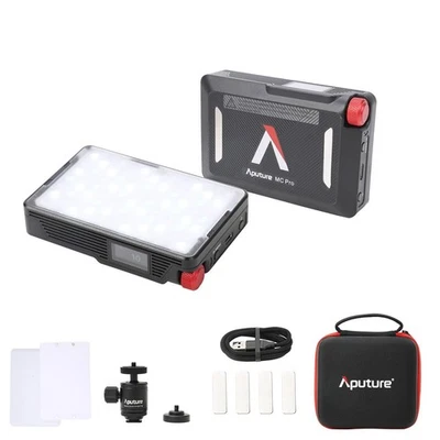 Aputure MC Pro Mini Tragbares LED-Licht 3200K-6500K RGBWW Licht Videobeleuchtung