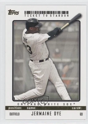 2009 Topps Ticket To Stardom Gold /50 Jermaine Dye #69 - Image 1 of 2