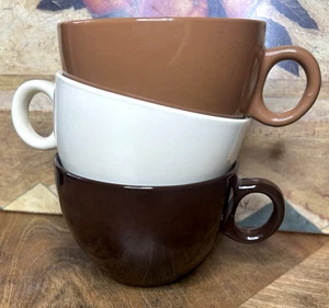 NATUR 3er Set Kaffeetassen Ritzenhoff & Breker Germany Cappuccino Frühstückstasse - Bild 1 von 3