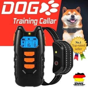 Elektroschock Pet Dog Training E-Halsband Anti-Bark Obedience Stromschlag DE - Bild 1 von 19