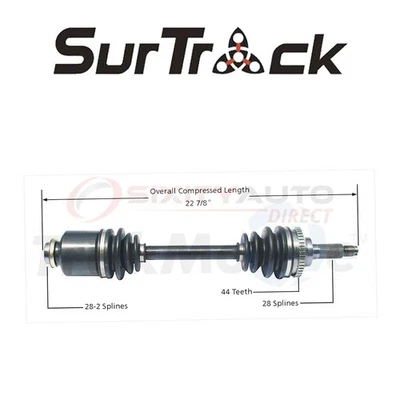 SurTrack CV Axle Shaft for 1993-1997 Mazda MX-6 2.0L 2.5L L4 V6 - Constant fs Foto 1 de 4