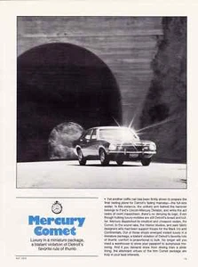 1972 MERCURY COMET ~ NICE 5-PG ROAD TEST / ARTICLE / AD - Picture 1 of 1