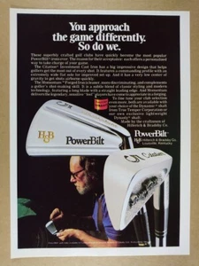 1982 Power-Bilt Citation & Momentum Golf Irons vintage print Ad - Picture 1 of 1