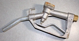 Vintage Gasoline TOP GUN Gas Pump Handle Nozzle Aluminum WITH HOOK - Picture 1 of 5