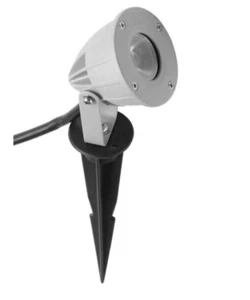 Lámpara de jardín con púas de acero inoxidable LED de 1 W ajustable para pasarela exterior - Imagen 1 de 4