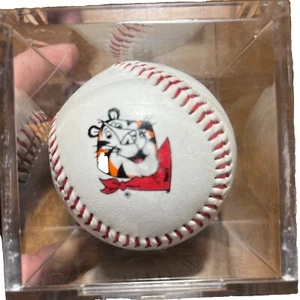Kellogg Tony The Tiger Vintage offizieller Baseball im Plexiglasetui - Bild 1 von 4