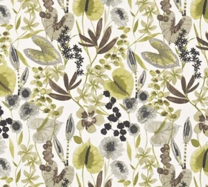 Harlequin Nalina Zest/ Cocoa/ Stone Curtain Cushion Fabric **1.5 metre piece** - Picture 1 of 1