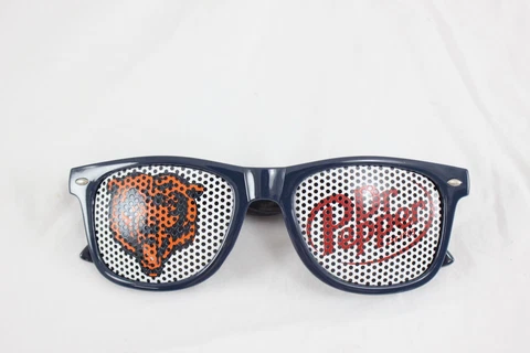 Vintage Chicago Bears Dr Pepper Sunglasses A134 Cover