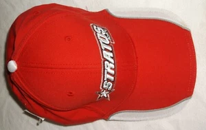 STRATOS BOATS ADULT BASEBALL CAP HAT NEW RED WHITE PROUD SPONSOR FLW OUTDOORS - Picture 1 of 13