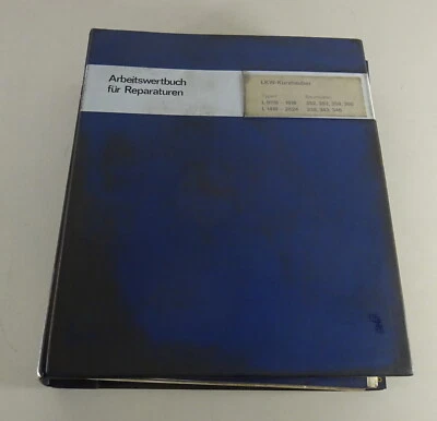 Arbeitswertbuch Arbeitsrichtzeiten Mercedes-Benz Medio Capó Corto - Imagen 1 de 4