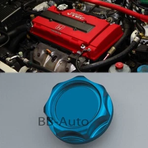 For Honda Acura Blue Engine Oil Filter Cap Lid Valve Cover Mugen Aluminum Billet - Bild 1 von 2