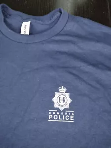 CUMBRIA POLICE OBSOLETE CREST T-SHIRT XXL NEW - Picture 1 of 1