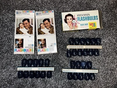 Vintage M3B Flashbulb LOT - 33 total bulbs with original boxes Foto 1 de 4