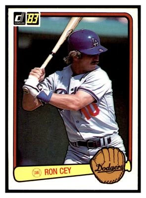 1983 Donruss Ron Cey #84 Los Angeles Dodgers - Image 1 of 2