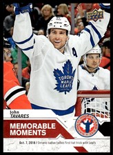 2019-20 Upper Deck National Hockey Card Day Canada Incentive John Tavares
