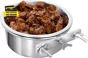Kennel Water Bowl, No Spill Hanging Cage Crate Bowl for Cat, Small Dog Feeder -2 - Picture 1 of 7