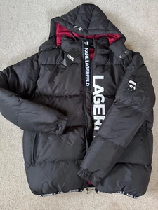 Karl Lagerfeld Women's Puffer Jacket, Black (XXL/UK14-16/BNWT) - Picture 1 of 15