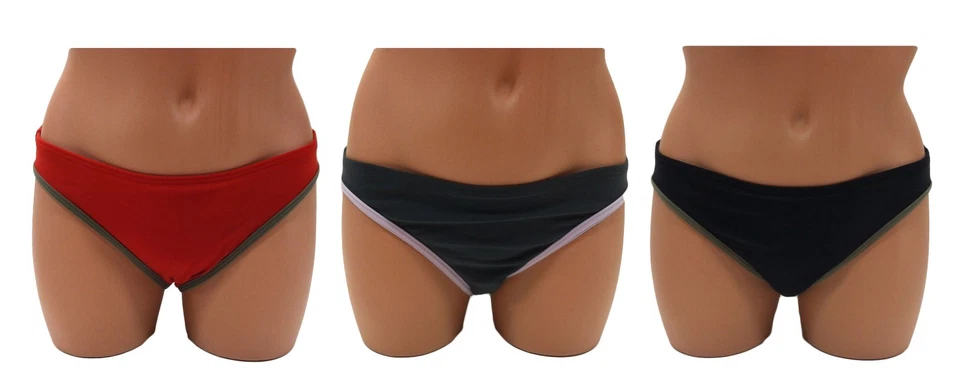 Traje de baño CK Calvin Klein para mujer tiro bajo bikini parte inferior traje de baño K37115 Foto 1 de 1