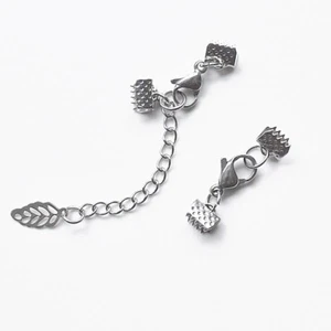 Abrazaderas de cinta de acero inoxidable de 6,5 mm de ancho con/sin mosquetón/colgante de cadena - Imagen 1 de 3
