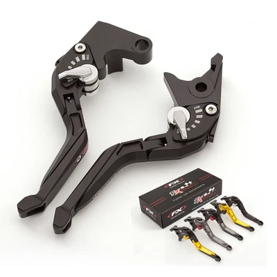 Palancas de embrague de freno extensibles plegables ajustables CNC 3D aptas para Triumph Foto 1 de 4