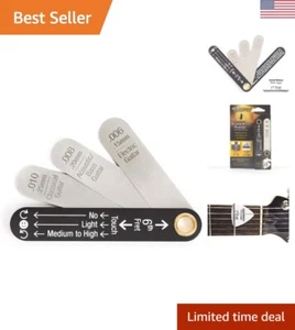 Precision Neck Relief Gauge Tool - Measures Truss Rod Relief for Guitars - Picture 1 of 8