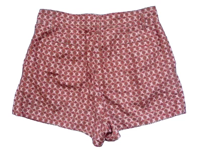 Женские шорты Marc Jacobs размер 10 со складками спереди сделано в Италии 100% шелк высокая посадка - Изображение 1 из 4