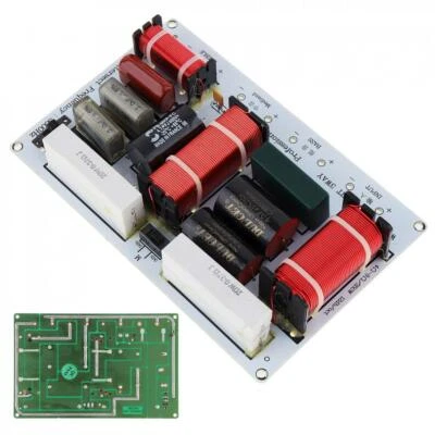 350W 3-Way Treble Medium Bass Speaker Frequency Divider Audio Crossover Filters - Image 1 of 4